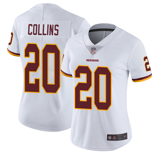 Washington Redskins Limited White Women Landon Collins Road Jersey NFL Football #20 Vapor